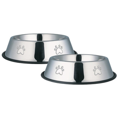 Chanelle - Stainless Steel Non Tip Bowl Paws 18cm