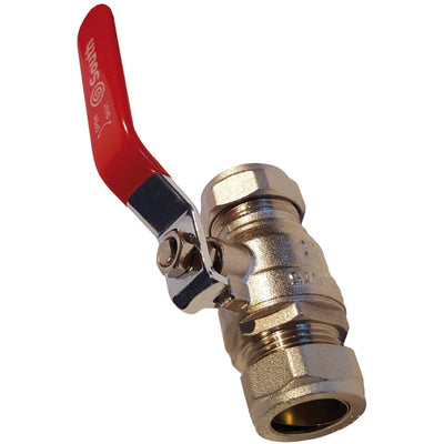 South Coast Plumbing - 1 1/4\ Compression Lever Ballvalve Wras Approved