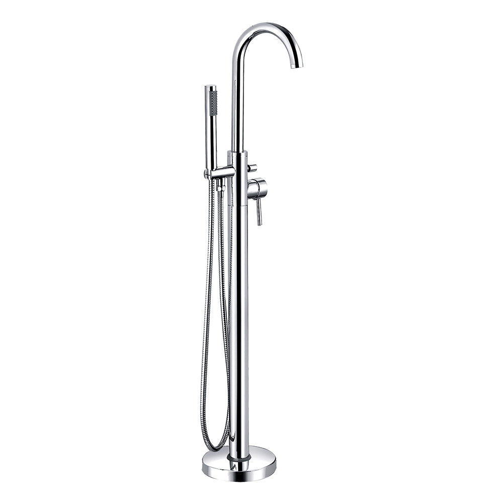 Harlech Chrome Floor Standing Bath Filler