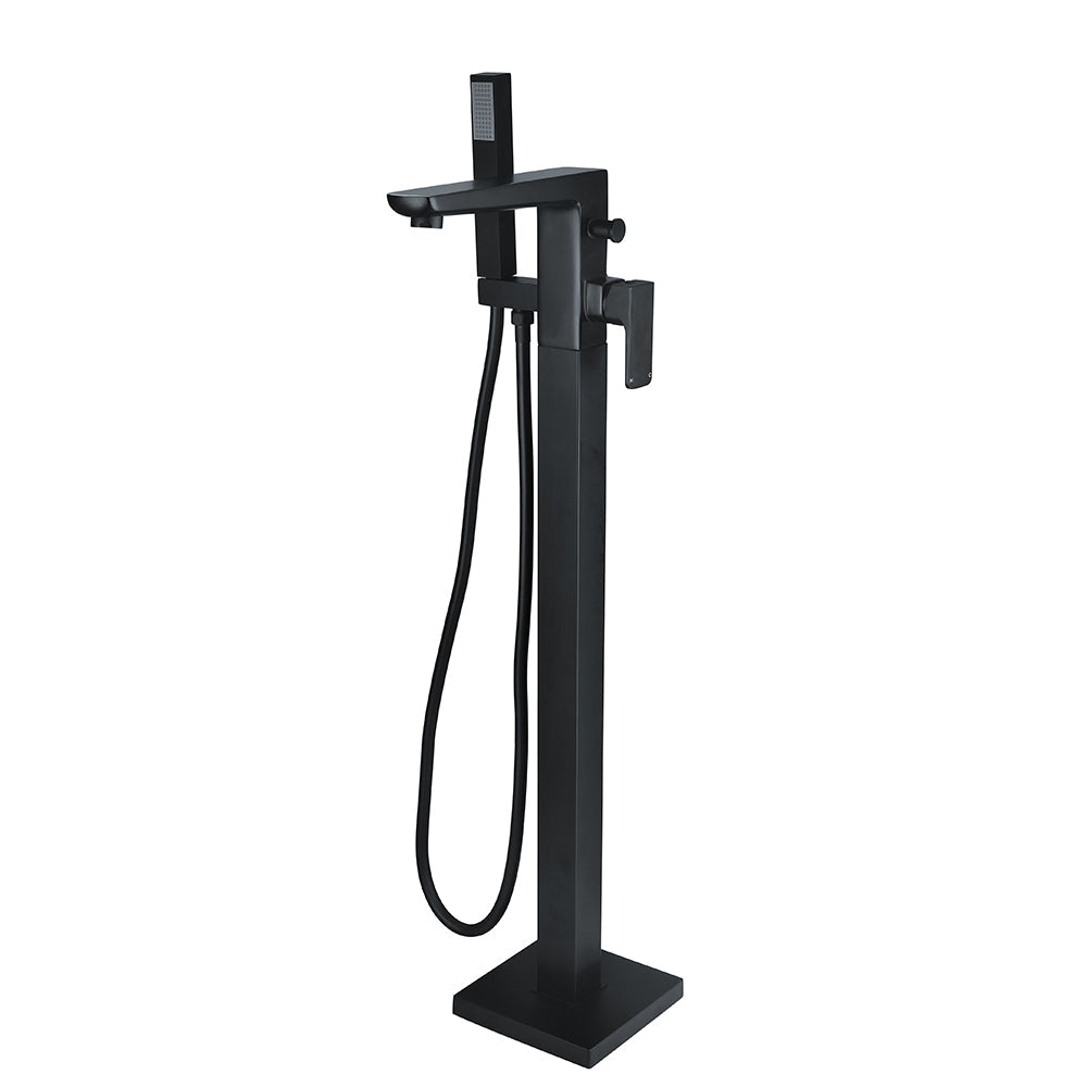 Swansea Ocra Floor Standing Bath Filler