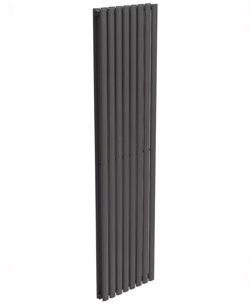 Amura 1800X480Mm Designer Radiator Vertical Double Panel Anthracite