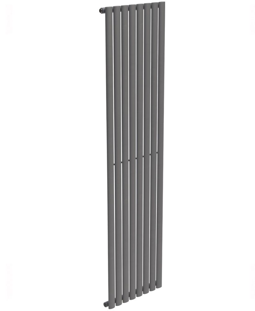 Amura 1800X480Mm Designer Radiator Vertical Single Panel Anthracite