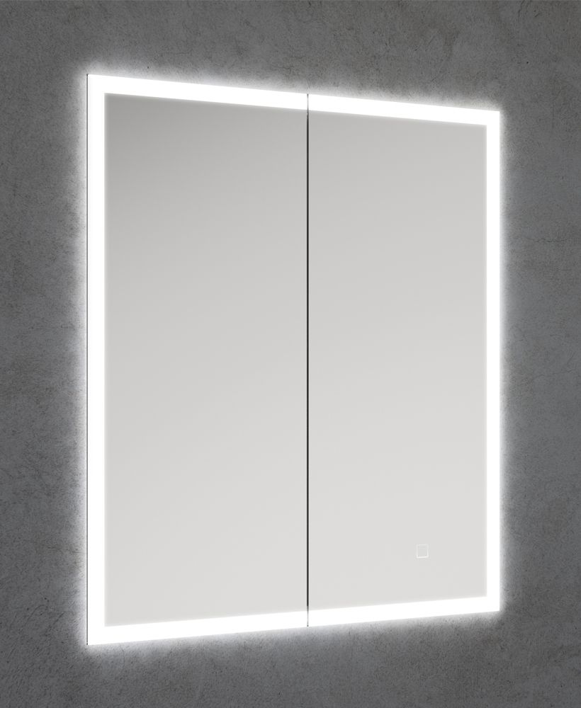 Sansa 600X700Mm Recessed Illuminated Mirror Cabinet
