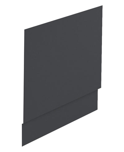 Scandinavian 750Mm End Bath Panel Matt Midnight Grey