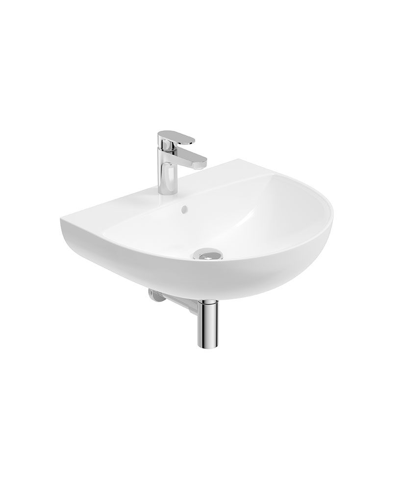 Horizon Round 55Cm 1Th Wash Basin & Bottle Trap Chrome