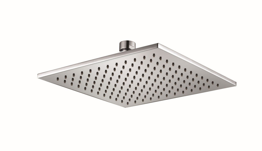 Sync Square Brass Shower Head 250Mm Chrome