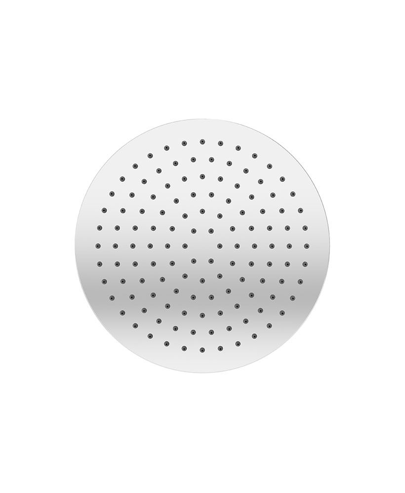 Sync Round Thin Stainless Steel Shower Head 250Mm Chrome