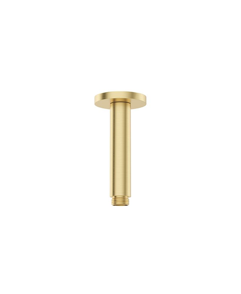 Sync Round Ceiling Shower Arm 200Mm Brushed Gold
