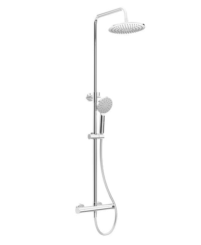 Urban Round Thermostatic Shower Kit Chrome