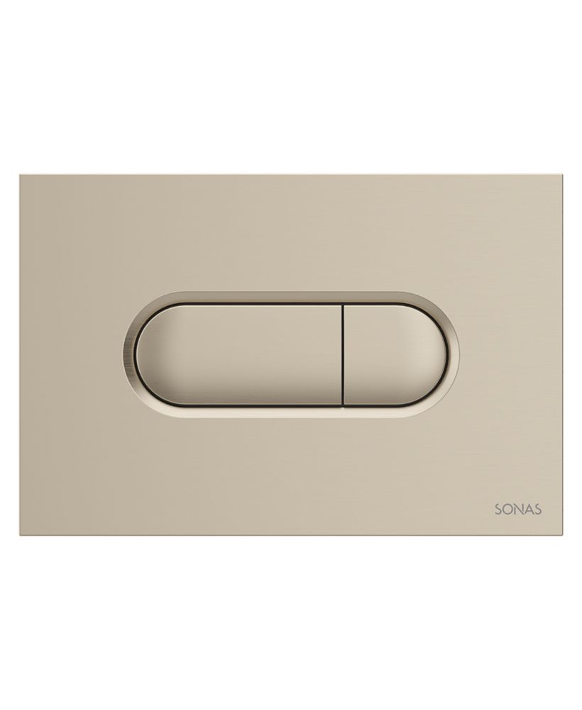 Urban Dual Flush Plate Brushed Nickel
