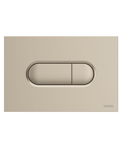 Urban Dual Flush Plate Brushed Nickel
