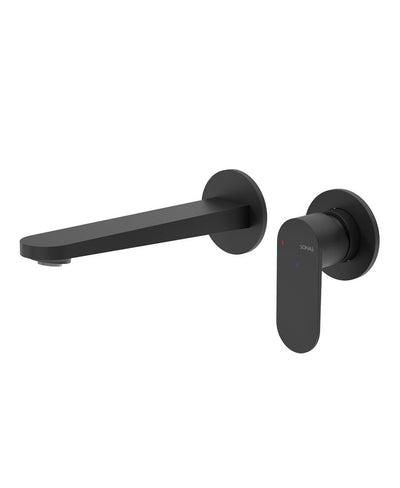 Urban Wall Mounted Basin Mixer Matt Black