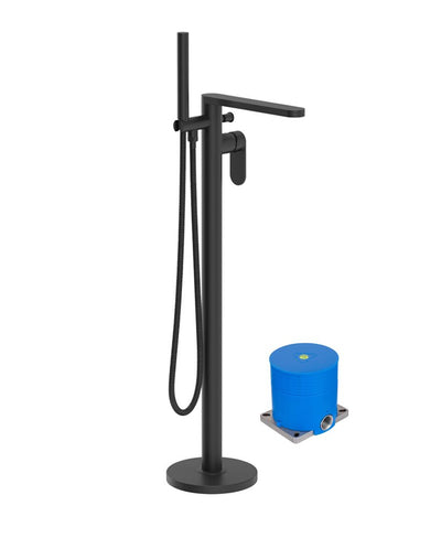 Urban Freestanding Bath Shower Mixer  Matt Black