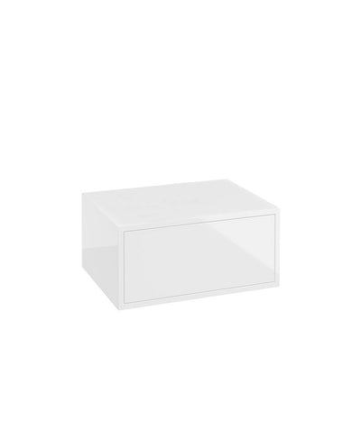 Urban Pulse 60Cm Floating Single Push Drawer Unit Gloss White