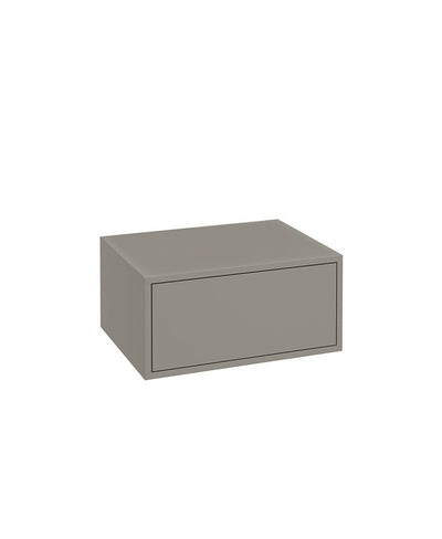 Urban Pulse 60Cm Floating Single Push Drawer Unit City Stone