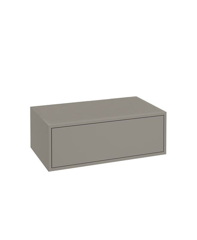 Urban Pulse 80Cm Floating Single Push Drawer Unit City Stone