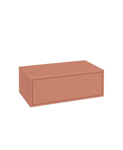 Urban Pulse 80Cm Floating Single Push Drawer Unit Metro Blaze