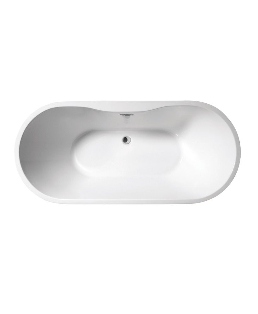 Andrea 1655X745Mm Freestanding Bath Coloured