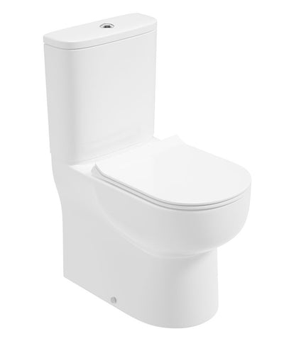 Via Comfort Height Close Coupled Fully Shrouded Close Coupled Wc & Sequence Slim Seat