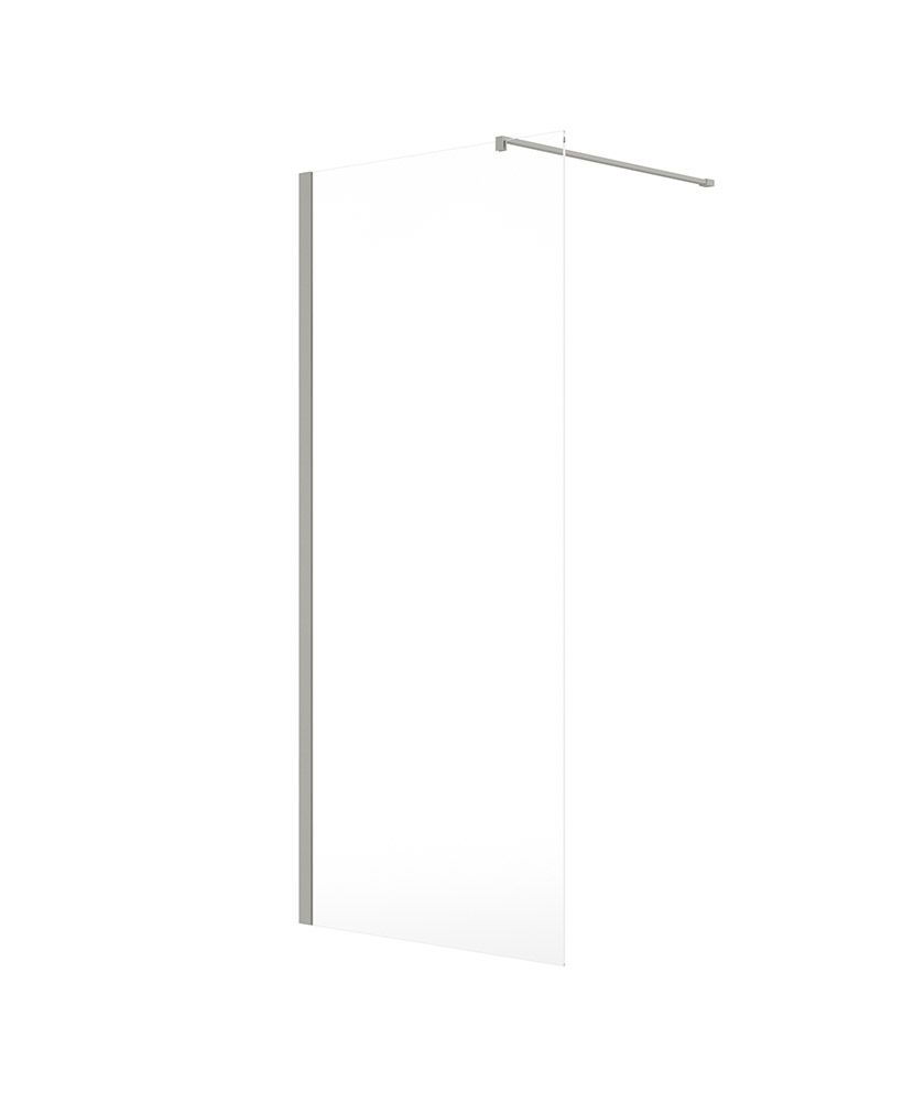 Aspect 1000Mm Wetroom Panel Matt Arctic Grey