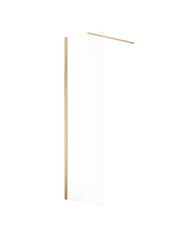 Aspect 600Mm Wetroom Panel Brushed Gold