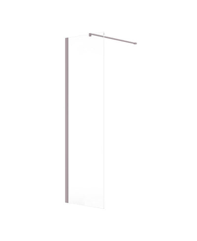 Aspect 600Mm Wetroom Panel Cashmere Pink Matt
