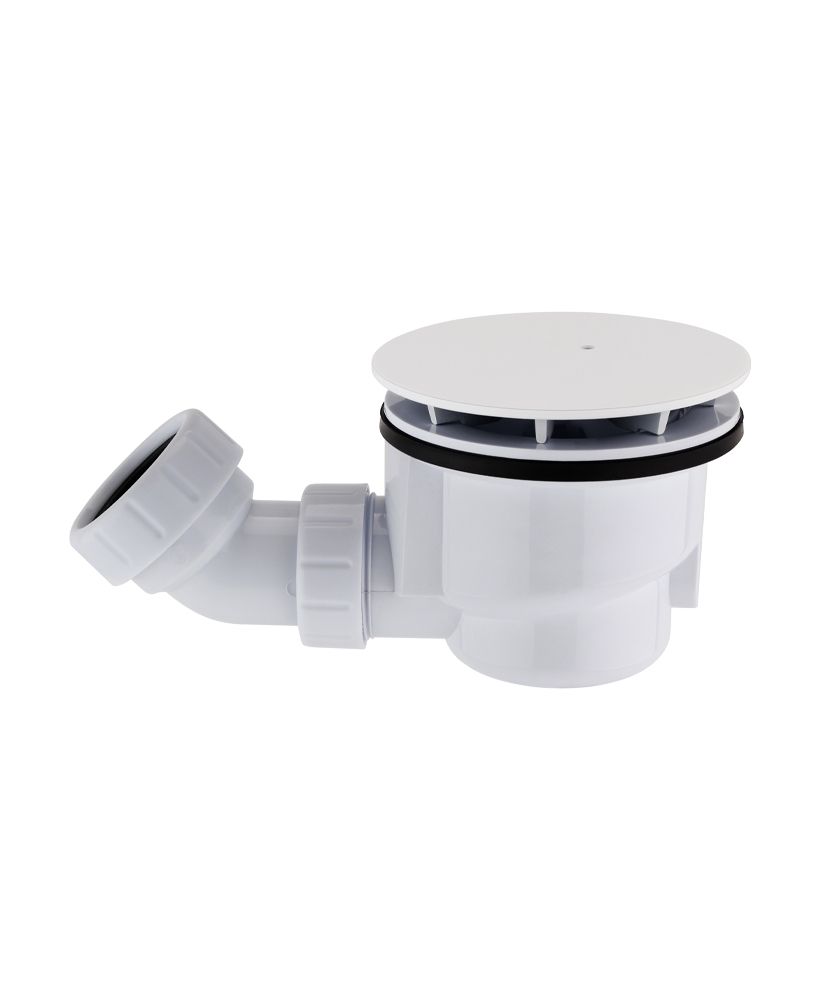 Sonas 90Mm High Flow Shower Waste Matt White