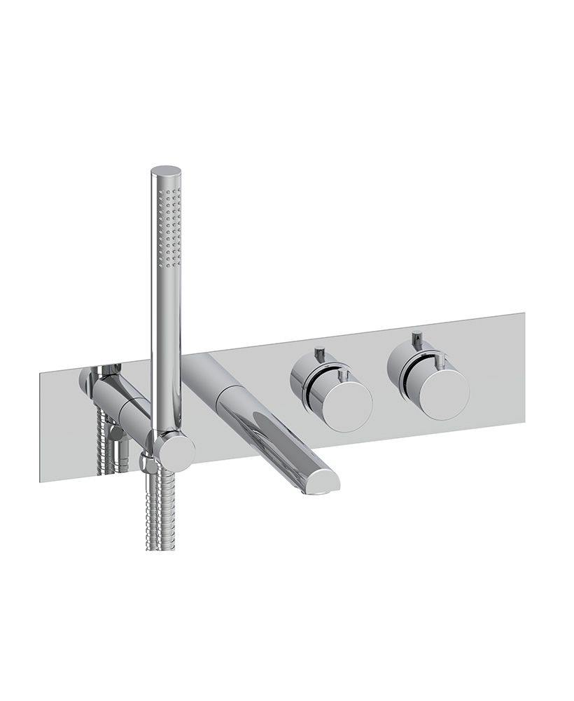 Hakk Concealed Bath Shower Mixer Chrome
