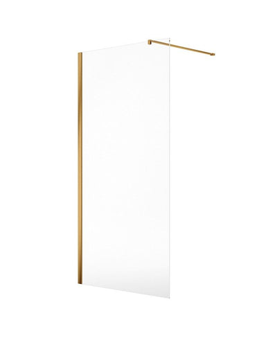 Aspect 1000Mm Wetroom Panel Brushed Gold