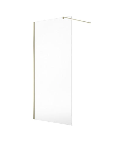 Aspect 1100Mm Wetroom Panel Brushed Nickel
