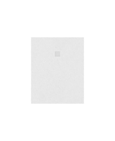 Slate Rectangle 1000X800Mm Shower Tray White & Waste