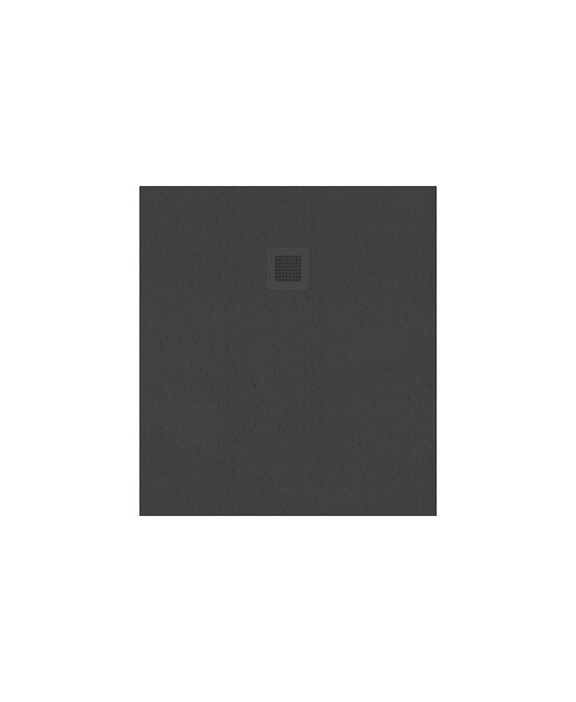 Slate Rectangle 1000X900Mm Shower Tray Anthracite & Waste