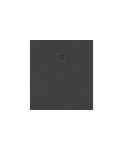 Slate Rectangle 1000X900Mm Shower Tray Anthracite & Waste