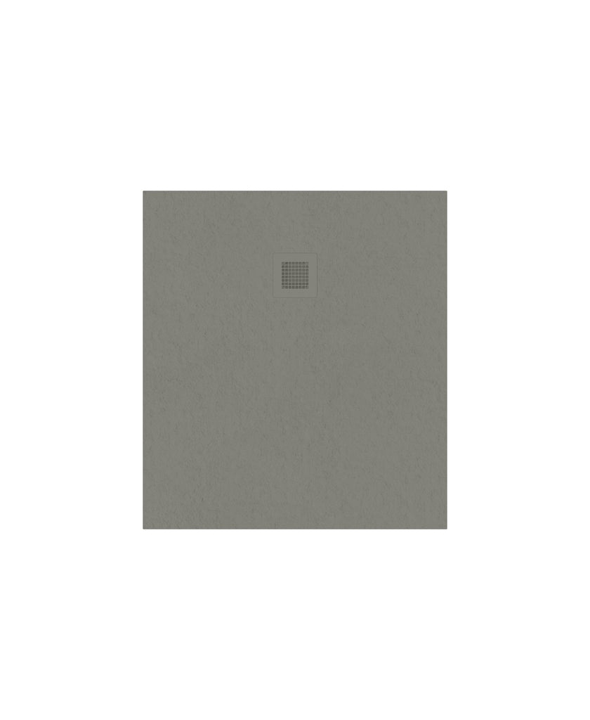 Slate Rectangle 1000X900Mm Shower Tray Taupe & Waste