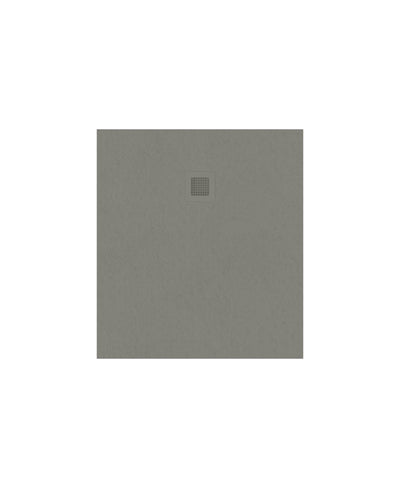 Slate Rectangle 1000X900Mm Shower Tray Taupe & Waste