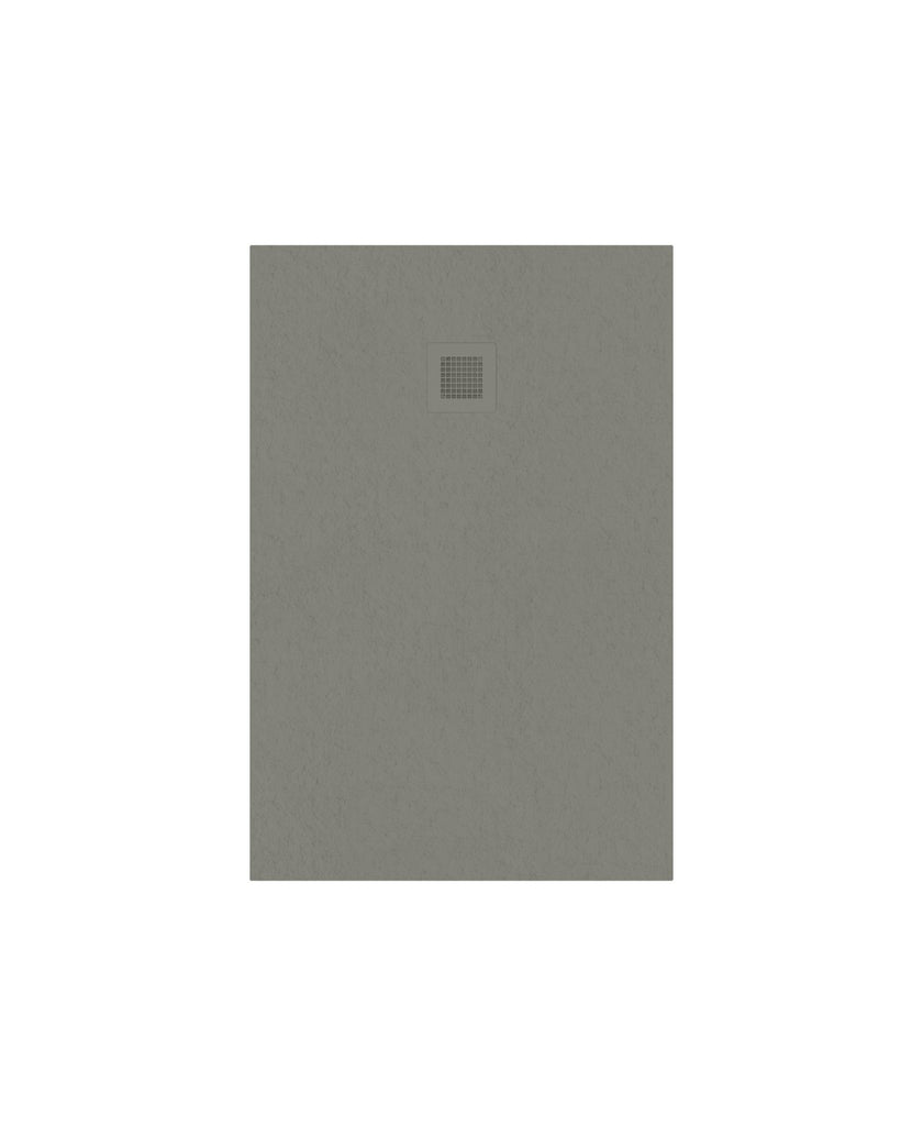 Slate Rectangle 1200X800Mm Shower Tray Taupe & Waste