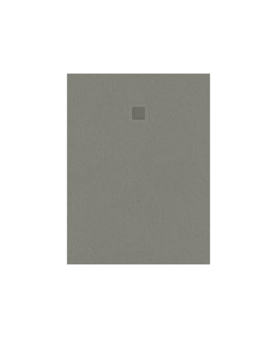 Slate Rectangle 1200X900Mm Shower Tray Taupe & Waste