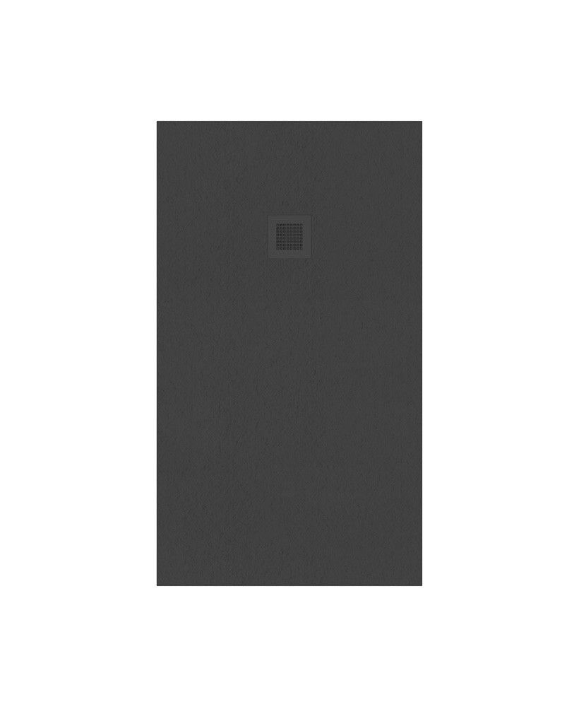 Slate Rectangle 1400X800Mm Shower Tray Anthracite & Waste