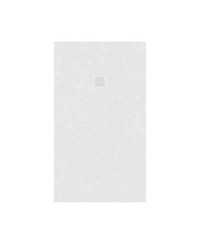 Slate Rectangle 1400X800Mm Shower Tray White & Waste