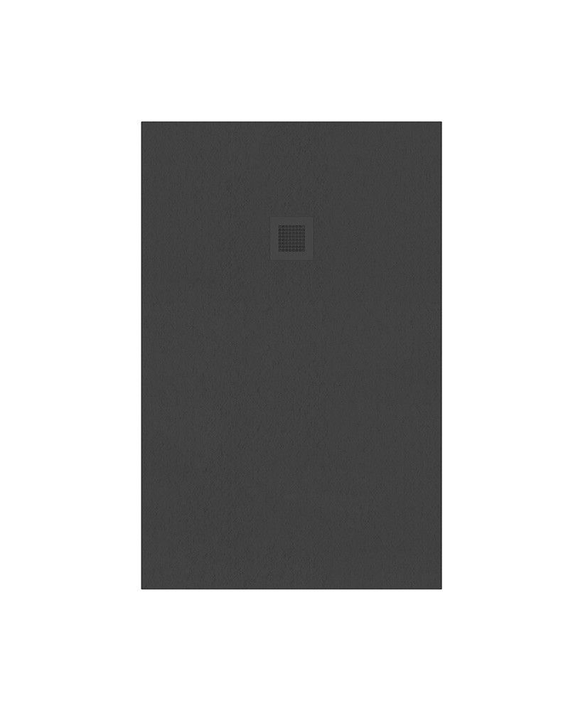 Slate Rectangle 1400X900Mm Shower Tray Anthracite & Waste