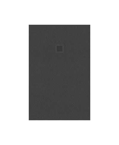 Slate Rectangle 1400X900Mm Shower Tray Anthracite & Waste