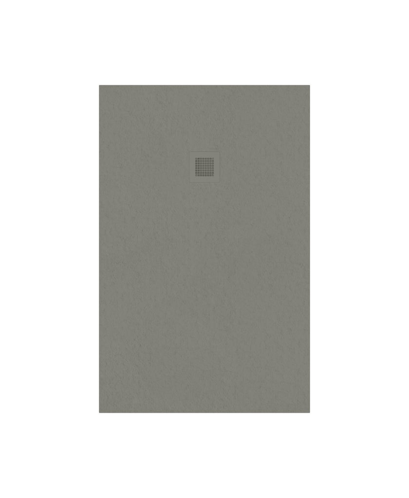 Slate Rectangle 1400X900Mm Shower Tray Taupe & Waste