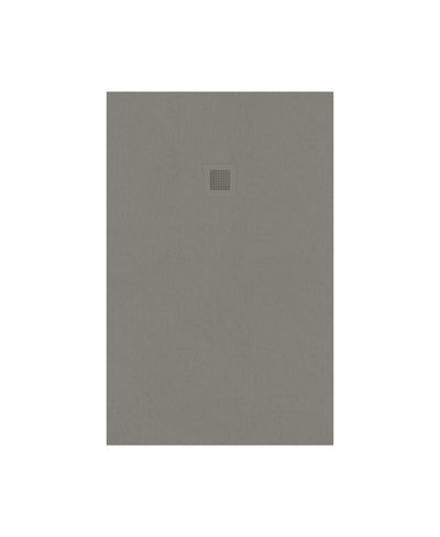 Slate Rectangle 1400X900Mm Shower Tray Taupe & Waste