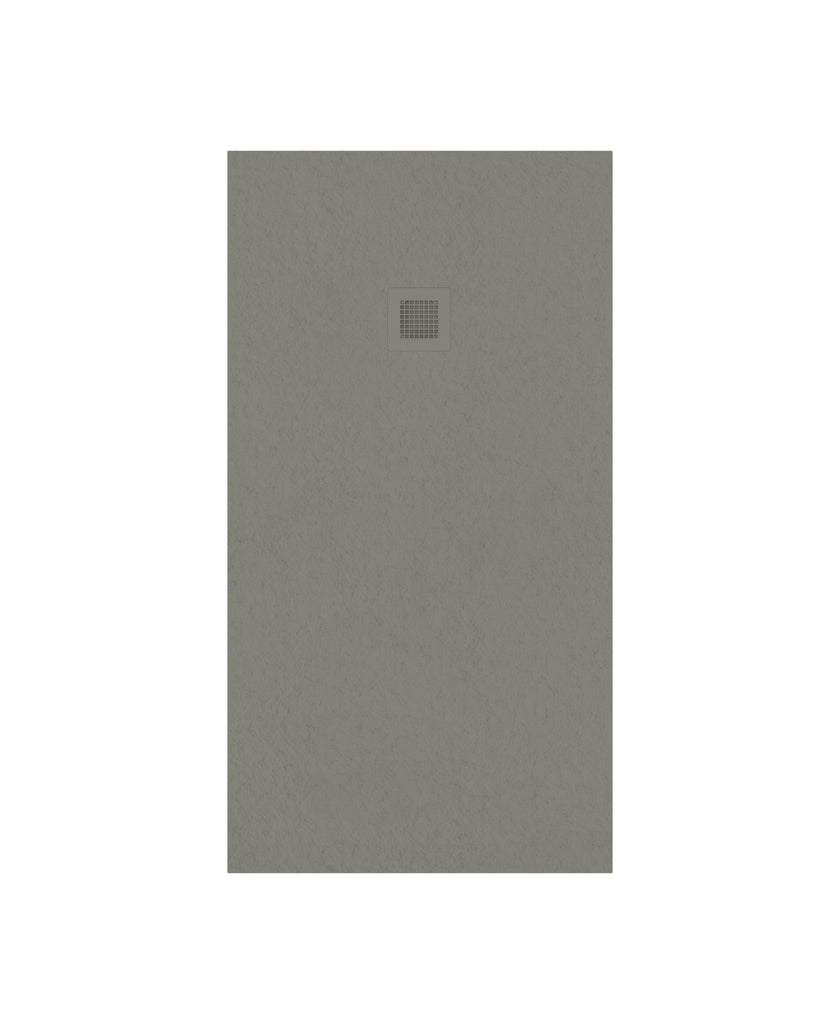 Slate Rectangle 1500X800Mm Shower Tray Taupe & Waste