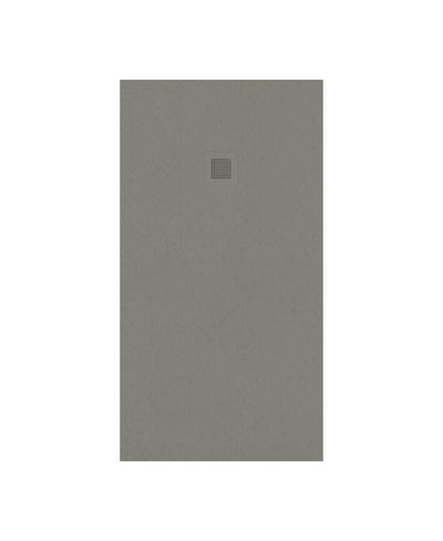Slate Rectangle 1500X800Mm Shower Tray Taupe & Waste