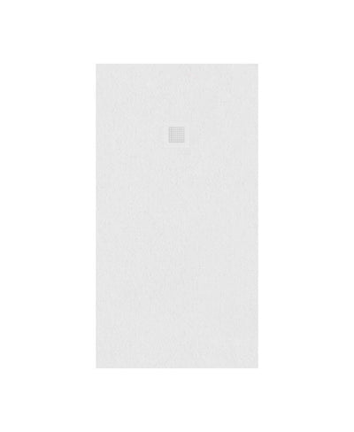 Slate Rectangle 1500X800Mm Shower Tray White & Waste