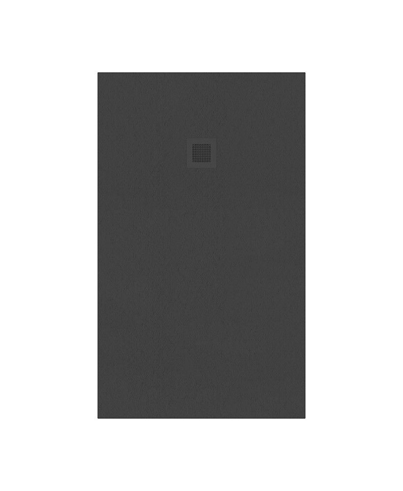Slate Rectangle 1500X900Mm Shower Tray Anthracite & Waste