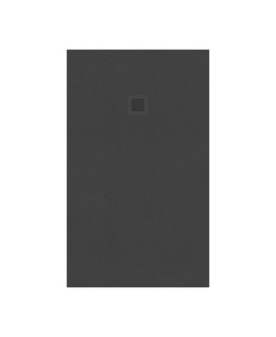 Slate Rectangle 1500X900Mm Shower Tray Anthracite & Waste