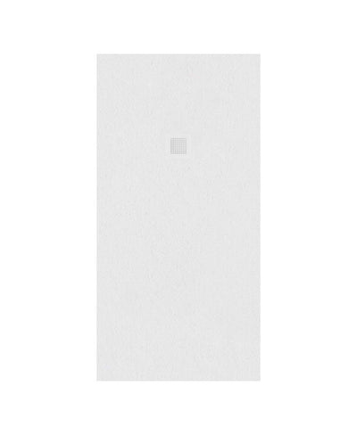 Slate Rectangle 1600X800Mm Shower Tray White & Waste