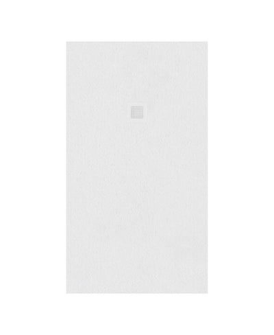 Slate Rectangle 1600X900Mm Shower Tray White & Waste